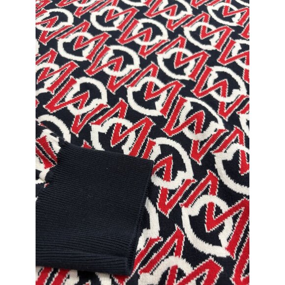 Moncler Girocollo Tricot Sweater in Black and Red - Picture 6 of 9